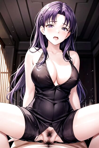 Misato from Evangelion Takes Charge in Steamy CowGirl 18+ Hentai Adventures