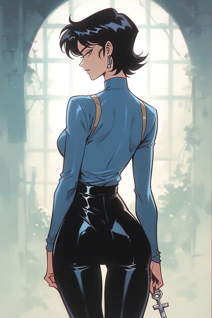 Standing Solo hentai Picture with a Hot 20-Something