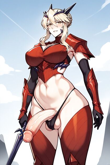 Futanari Babe Exploring Her Body inMind-Bending 18+ Hentai Solo Ai Hentai Image