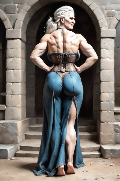 Muscular Guy Shows Off Full Body andExposed Thighs in Hentai Picture