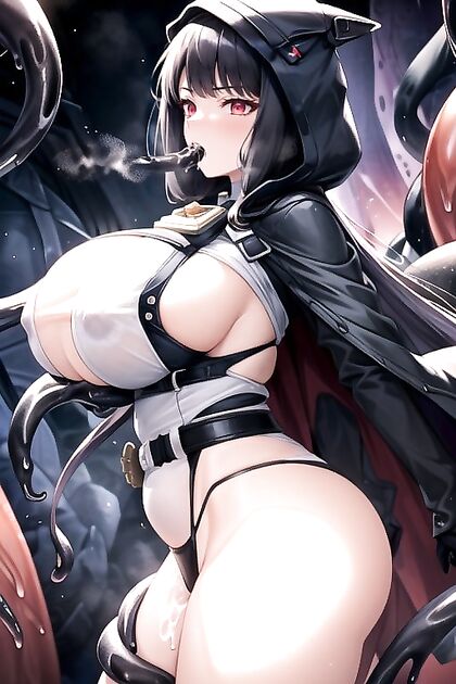 Terrified Faces in Multiple Angles Inside Sci-Fi Spaceship Hentai Picture