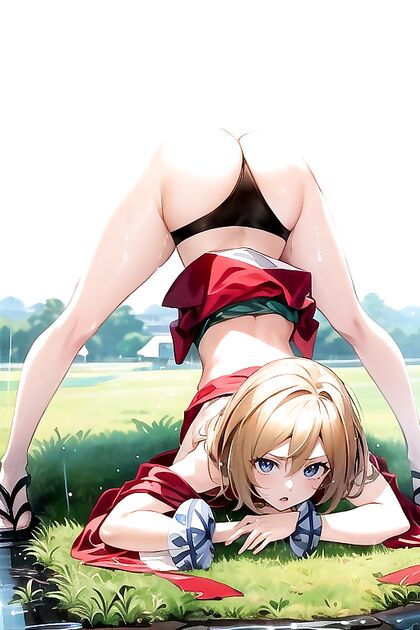 Spreading Her Legs Wide for Full Body Pubic Hair hentai Pleasure