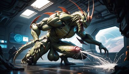 Gamora and Mantis Enjoying Giant Dick Picture in Steaming Hentai Images