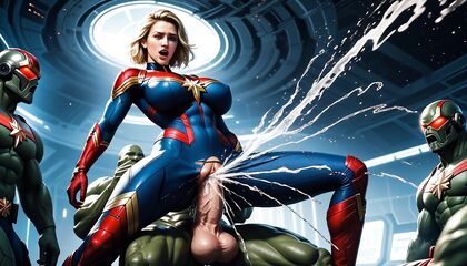 Squirt Fest – Multiple Monsters Take Over the Spaceship in Steaming Hentai Picture