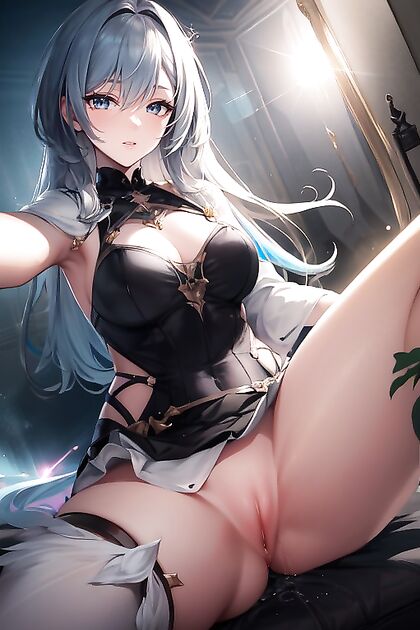 Skinny Girl 18+ Shows Off Her Bottom in Seductive Hentai Selfies