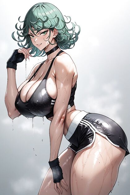 Bare-Midriff Busty Picture in Steamy Bedroom Hentai Images