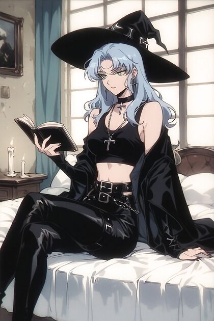 Sexy Crop Top and Mini Skirt Picture Set to Low Fidelity Music Hentai Images