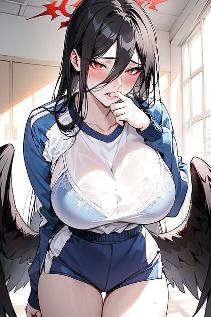 Teen 18+ With Massive Tits in See-Through Shirt Gets Intimate in Hentai Image