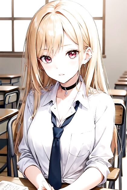Kitagawa Marin from Sono Bisuke Doulu Falls into Passionate Hentai Love Images