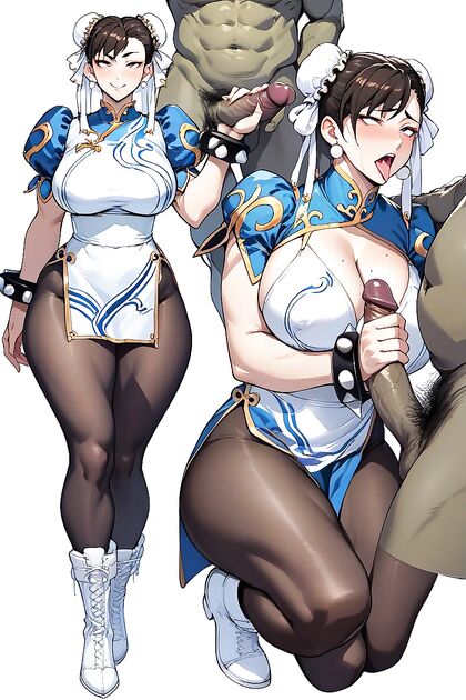 Takeda Hiromitsu's Ugly Orc Wears White Boxing Boots for Steamy Hentai Picture
