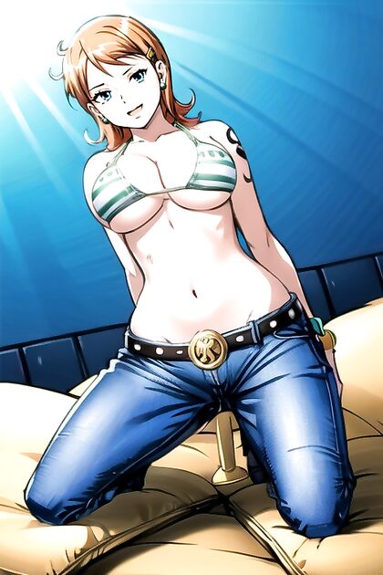 Sunny Spreads Her Legs Wide in Seductive Solo Hentai Picture