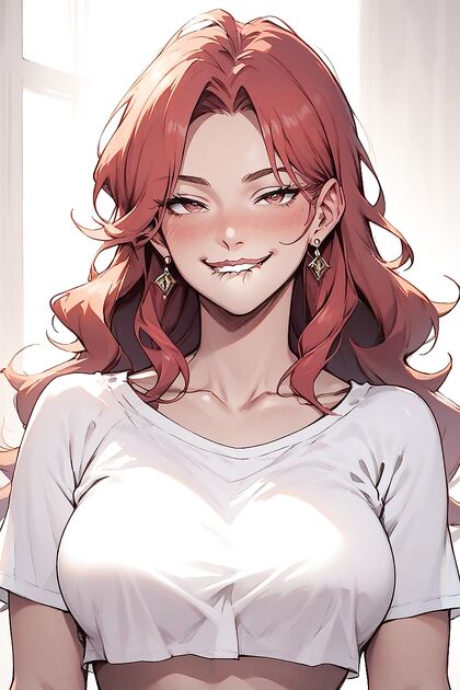 Crop Top Cuties Biting Their Lips in Steamy Hentai Images