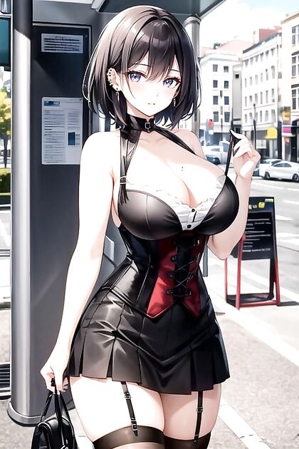 Ramo from Dave the Diver Enjoying Her Massive Breasts in Hentai Bliss