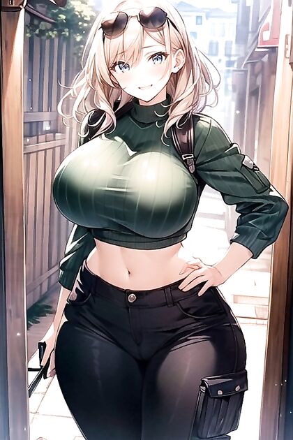Hands-On Hips Picture in Detailed SFW Hentai Images