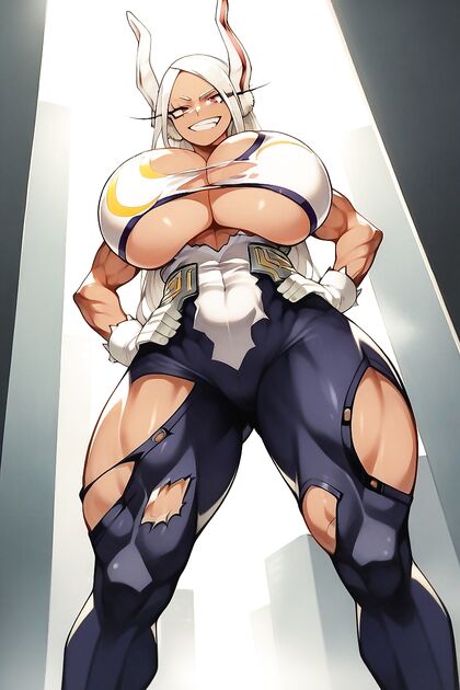 Standing Full Body Hentai with a Smug Expression