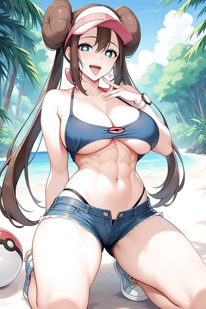 Rosa from Pokemon Gets Heart-Eyed in Wild Hentai Picture