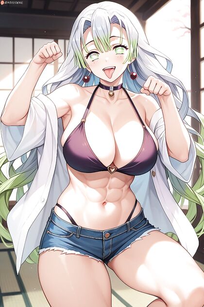 Pet Pose Seduction – Smiling with Open Mouth and Exposed Navel Hentai Fantasies