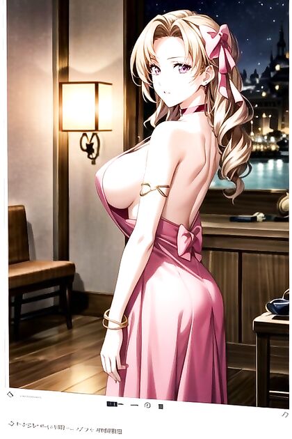 Aerith from Final Fantasy Shows Off Her Pubic Hair and Sideboob in Steamy Hentai Images