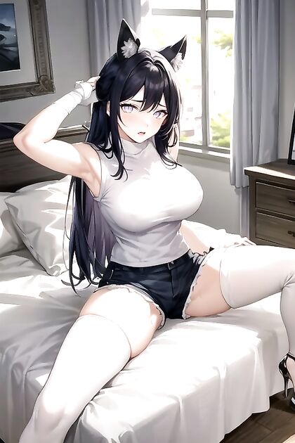 Busty Babe in Sling Bikini Shows Off Her Assets in Ultra-Detailed Hentai Picture