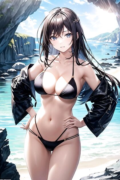 Beachside Ecstasy – Soft Light and Hands-On Picture in Seductive Hentai