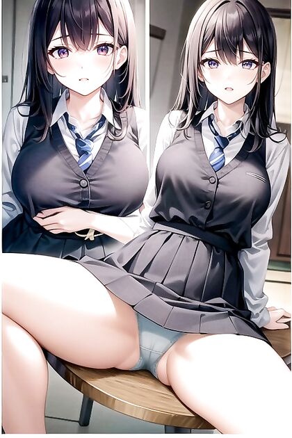 Teen 18+ With Small Ass Shows Off in Front View Hentai Picture