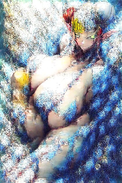 Slender Waif With an Extremely Large Ass in Close-Up Hentai Picture