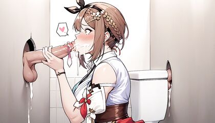 Nervous Girl 18+'s Skirt Lifted Above Waist in Seductive Pantyhose Hentai Image