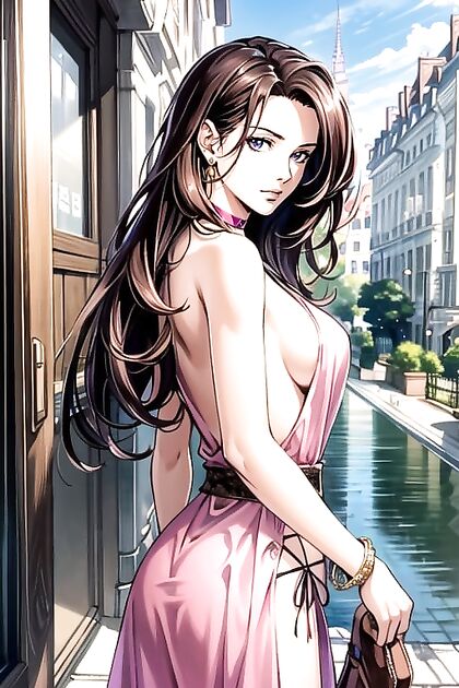 POV Comic Image with Succulent Sideboob in Steaming Hentai Picture