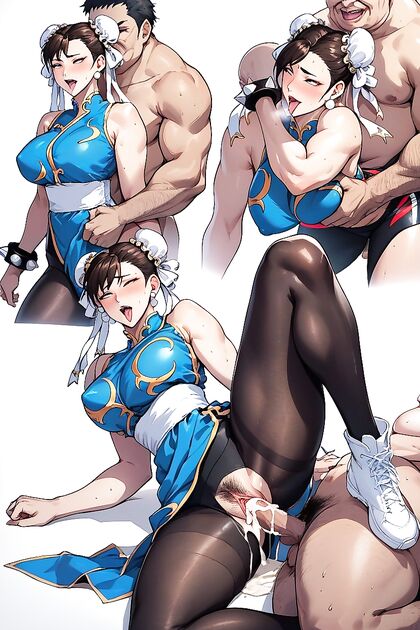 Ugly Man Shows Off His Gym-Pumped Body in hentai Picture