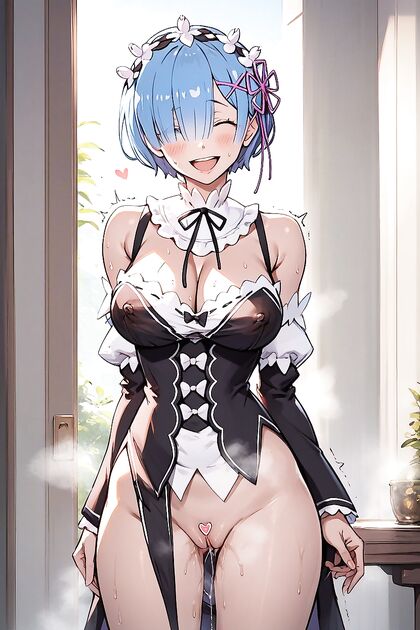 Dark-Skinned Beauty Steams Up the Screen with Gaping Pussy hentai Picture