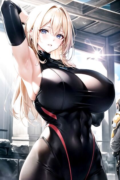 Sunny's Enhanced Curves in Hyper-Detailed hentai Orgasms