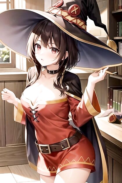 Megumin from Isekai Quartet Explodes in Pleasure-Filled Hentai Images