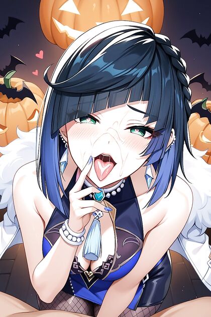 Seductive Blush and Sultry Tongue Tease in Extreme Hentai AI Picture