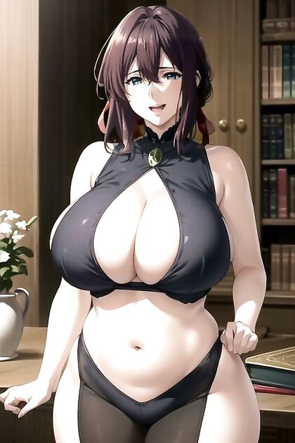 Cute 20-Something Chick Shows Off Her Perfectly Rounded Ass in Anime Picture