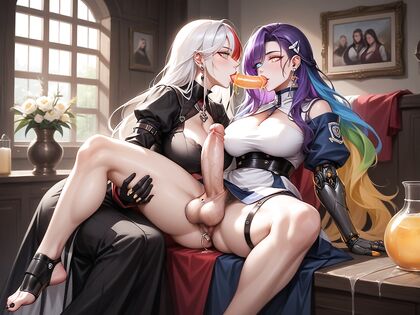 Athletic Women GivingMind-Blowing Blowjobsin Hentai Images