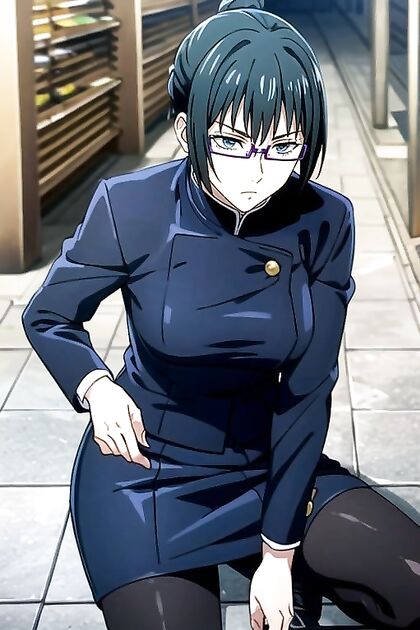 Maki Zenin from Jujutsu Kaisen Stars in Seductive Hentai AI Picture
