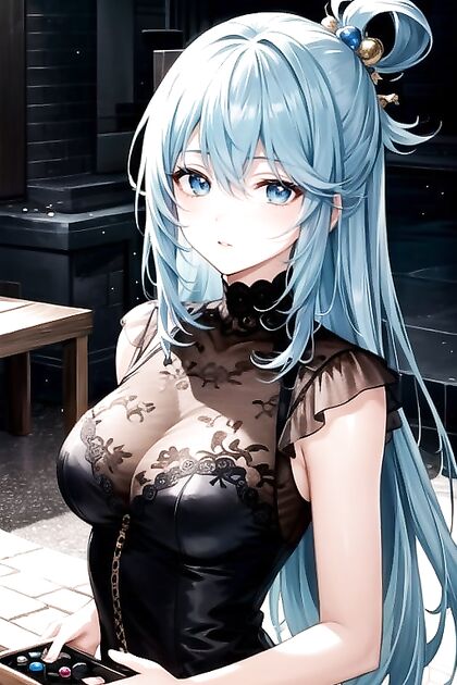 Aqua from Konosuba Takes on  Hentai Adventures