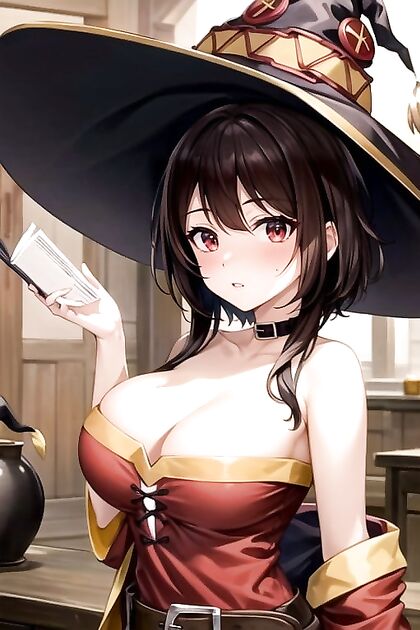 Megumin from Isekai Quartet Explodes in Ecstatic Hentai Pleasure