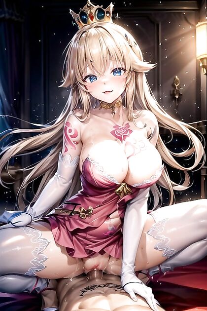 Ultra-Detailed Princess Peach from Super Mario Bros in Steamy Hentai Images