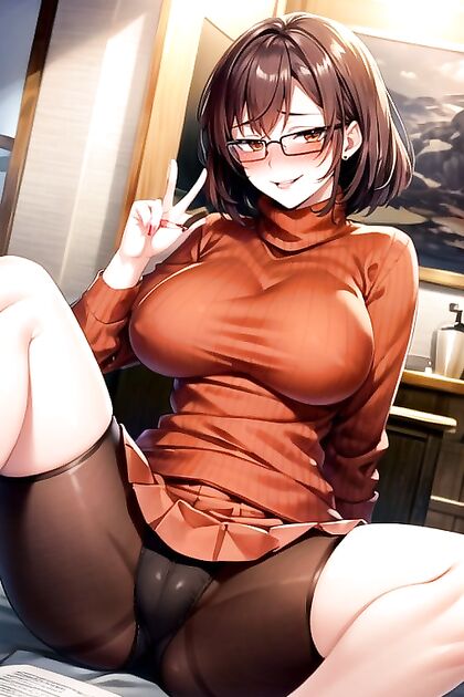 Velma from Scooby-Doo Gets Muscular in Wild Futanari Hentai Picture