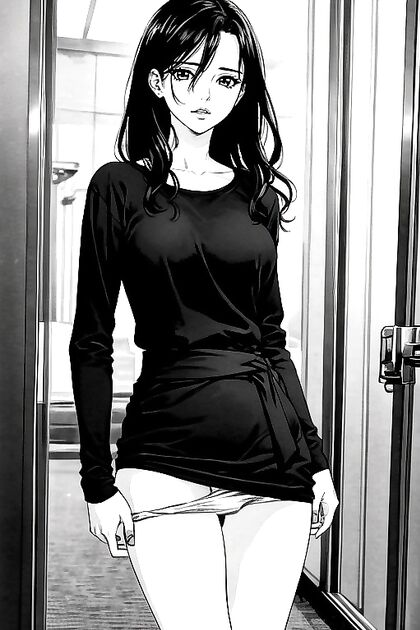 Black and White Manga Hentai：Single Player in B&W Manga Style Hentai Picture