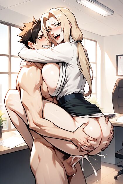Embarrassed Smile Leads to  Carry Sex in Horny Hentai AI Porno
