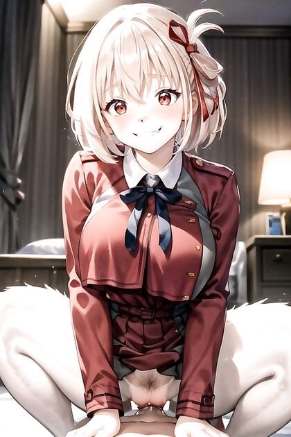 Chisato Nishikigi from Lycoris Recoil Rides Wild inCowGirl 18+ Hentai Picture