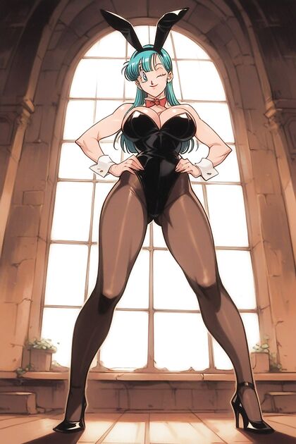 Bulma from Dragon Ball Shows Off Her Round Ass in Seductive Hentai Images