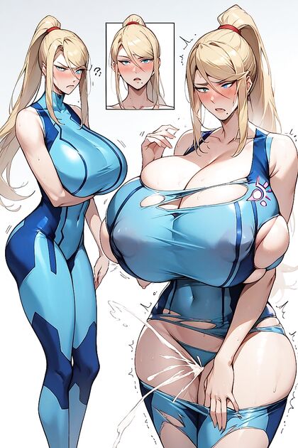 Woman Gets Excited in Multiple Views for Steamy Hentai Picture