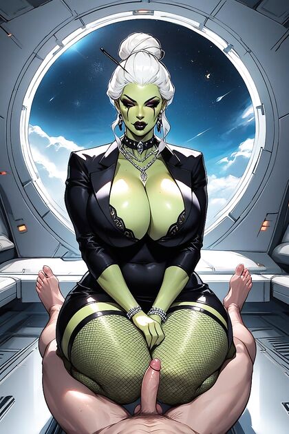 Retro-Futuristic Bimbo Submits to Dominant Expressions in Hentai Porn