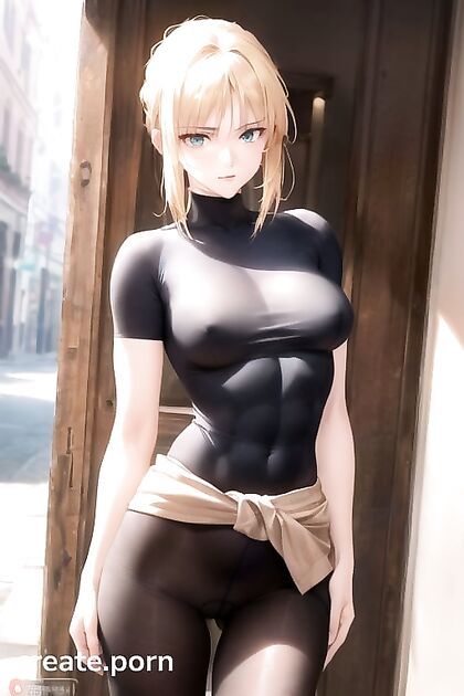 Fit Girl 18+ in Graphic Tee Getting Wild in NSFW Hentai Picture