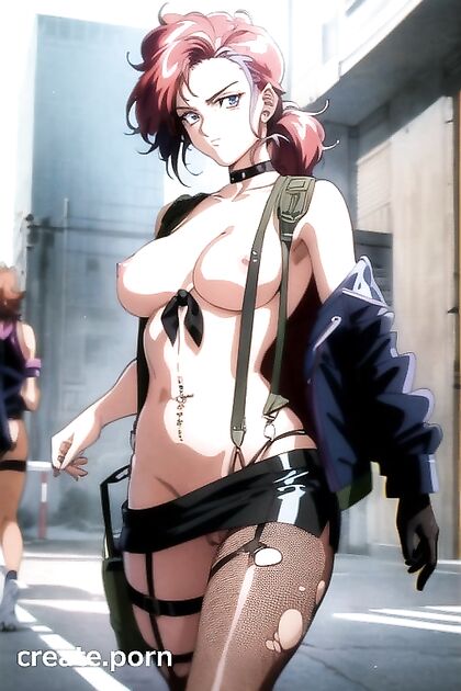 Quiet from Metal Gear Rocking a Punk Mohawk in Steamy Hentai Picture