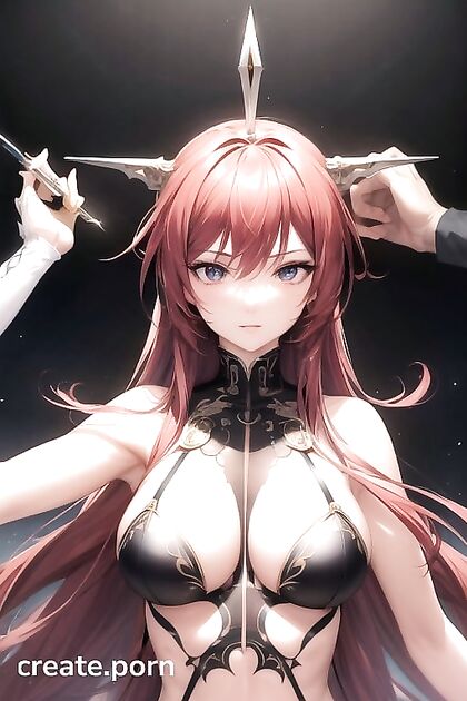 Rias Gremory Seduces in Steamy Hentai Images