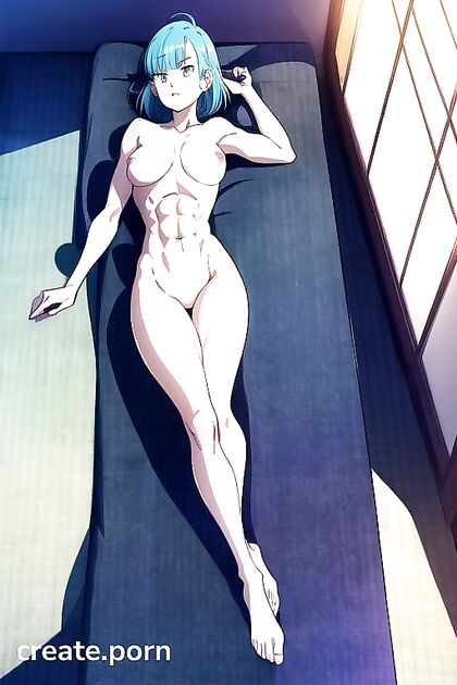 Fit Beauty Laid Out for Full-Body Hentai Pleasure